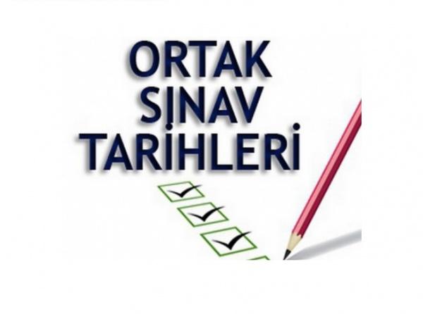 1. DÖNEM 2.YAZI SINAVLARI TARİHLER